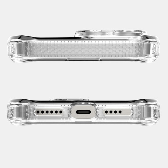 iPhone 16 Pro ITSKINS Hybrid MagClear Cover - MagSafe Kompatibel - Gennemsigtig