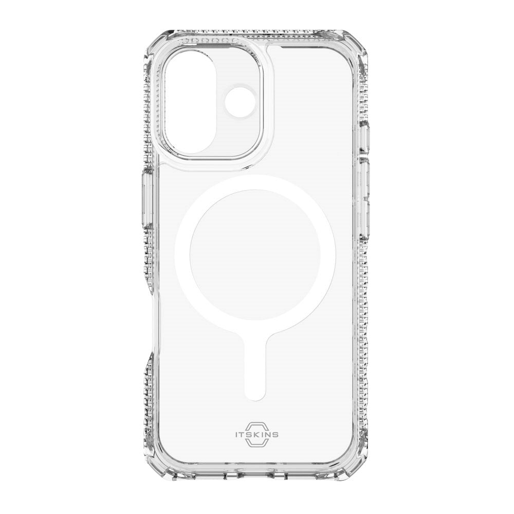iPhone 17 ITSKINS Hybrid MagClear Cover - MagSafe Kompatibel - Gennemsigtig