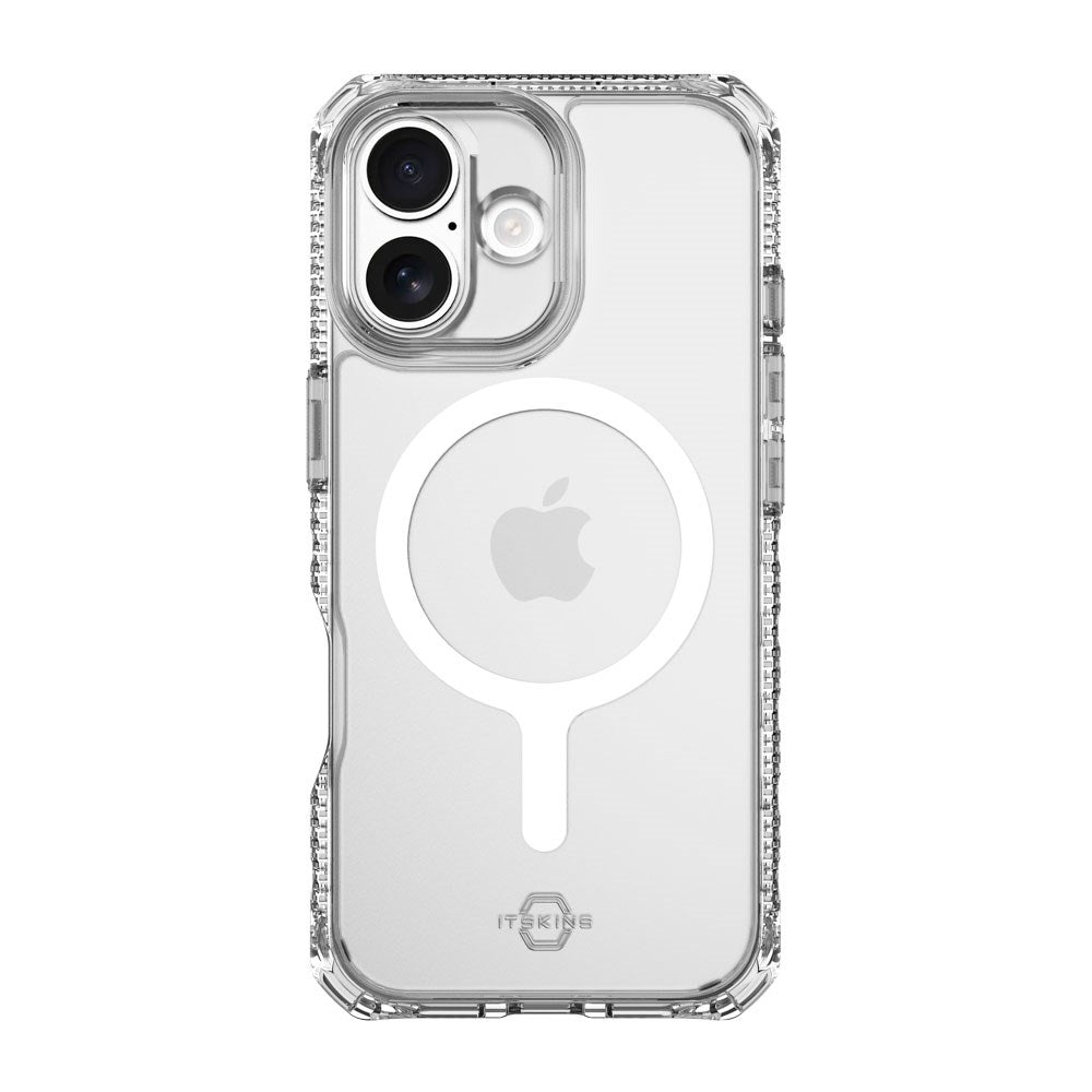 iPhone 17 ITSKINS Hybrid MagClear Cover - MagSafe Kompatibel - Gennemsigtig