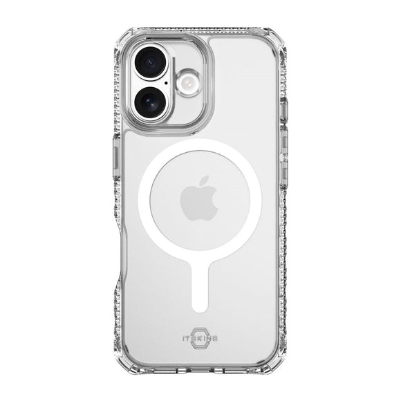 iPhone 17 ITSKINS Hybrid MagClear Cover - MagSafe Kompatibel - Gennemsigtig