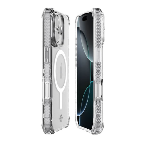 iPhone 17 ITSKINS Hybrid MagClear Cover - MagSafe Kompatibel - Gennemsigtig