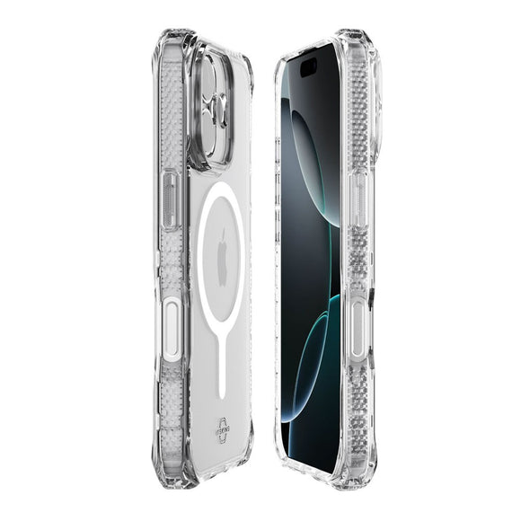 iPhone 17 ITSKINS Hybrid MagClear Cover - MagSafe Kompatibel - Gennemsigtig