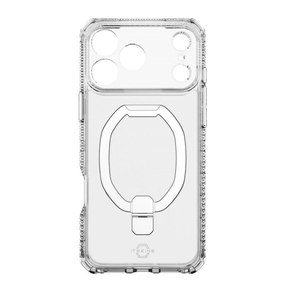 iPhone 17 Pro Max ITSKINS Hybrid Vapor Stand Cover - MagSafe Kompatibel - Gennemsigtig