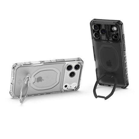 iPhone 17 Pro Max ITSKINS Hybrid Vapor Stand Cover - MagSafe Kompatibel - Gennemsigtig