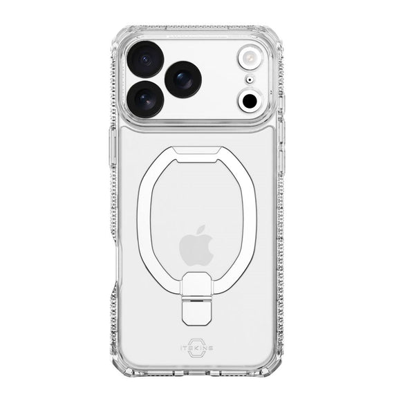 iPhone 17 Pro Max ITSKINS Hybrid Vapor Stand Cover - MagSafe Kompatibel - Gennemsigtig