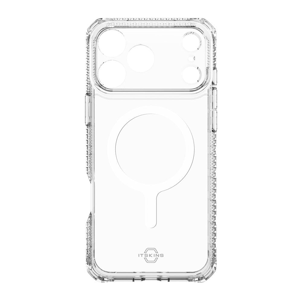 iPhone 17 Pro ITSKINS Hybrid MagClear Cover - MagSafe Kompatibel - Gennemsigtig