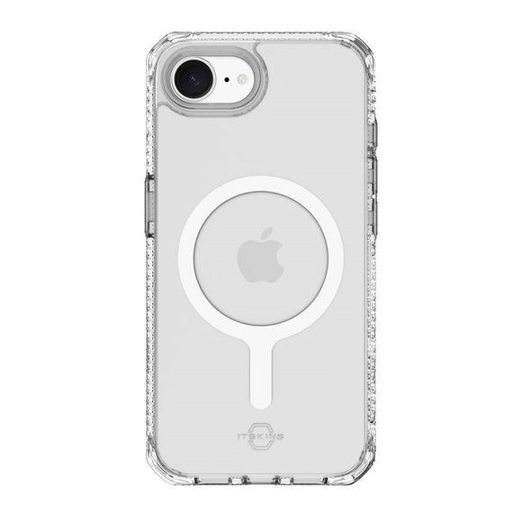 iPhone 16e ITSKINS Hybrid MagClear Cover - MagSafe Kompatibel - Gennemsigtig