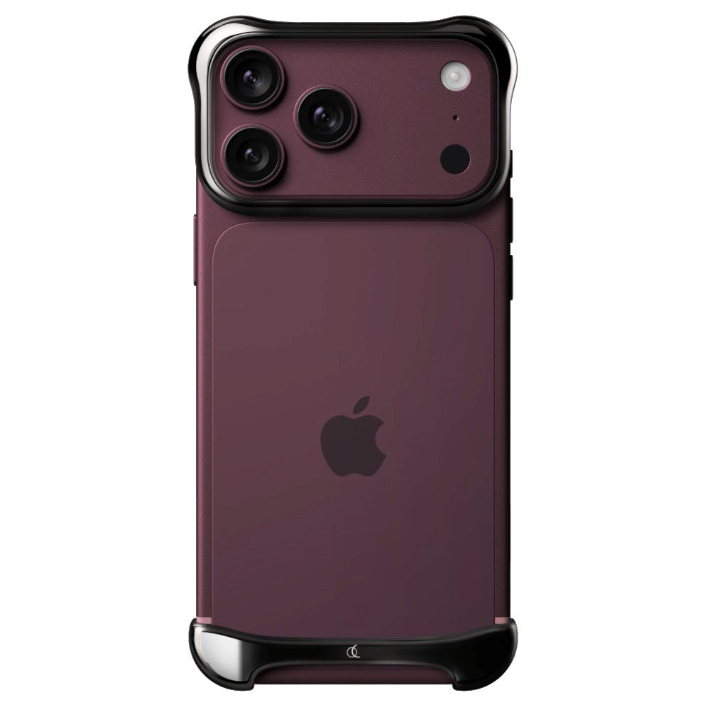 iPhone 18 Pro Max Arc Pulse Titanium Bumper Cover - Onyx Black
