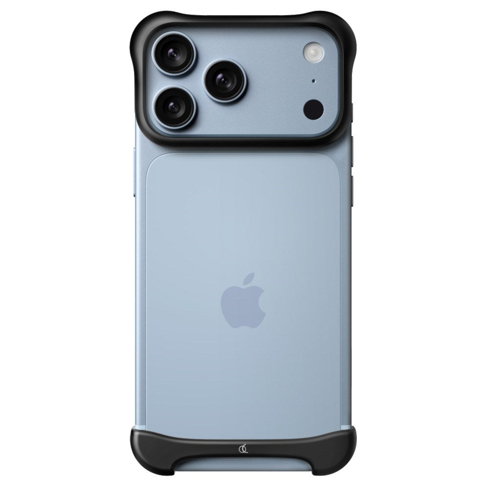 iPhone 18 Pro Max Arc Pulse Aluminum Bumper Cover - Matte Black