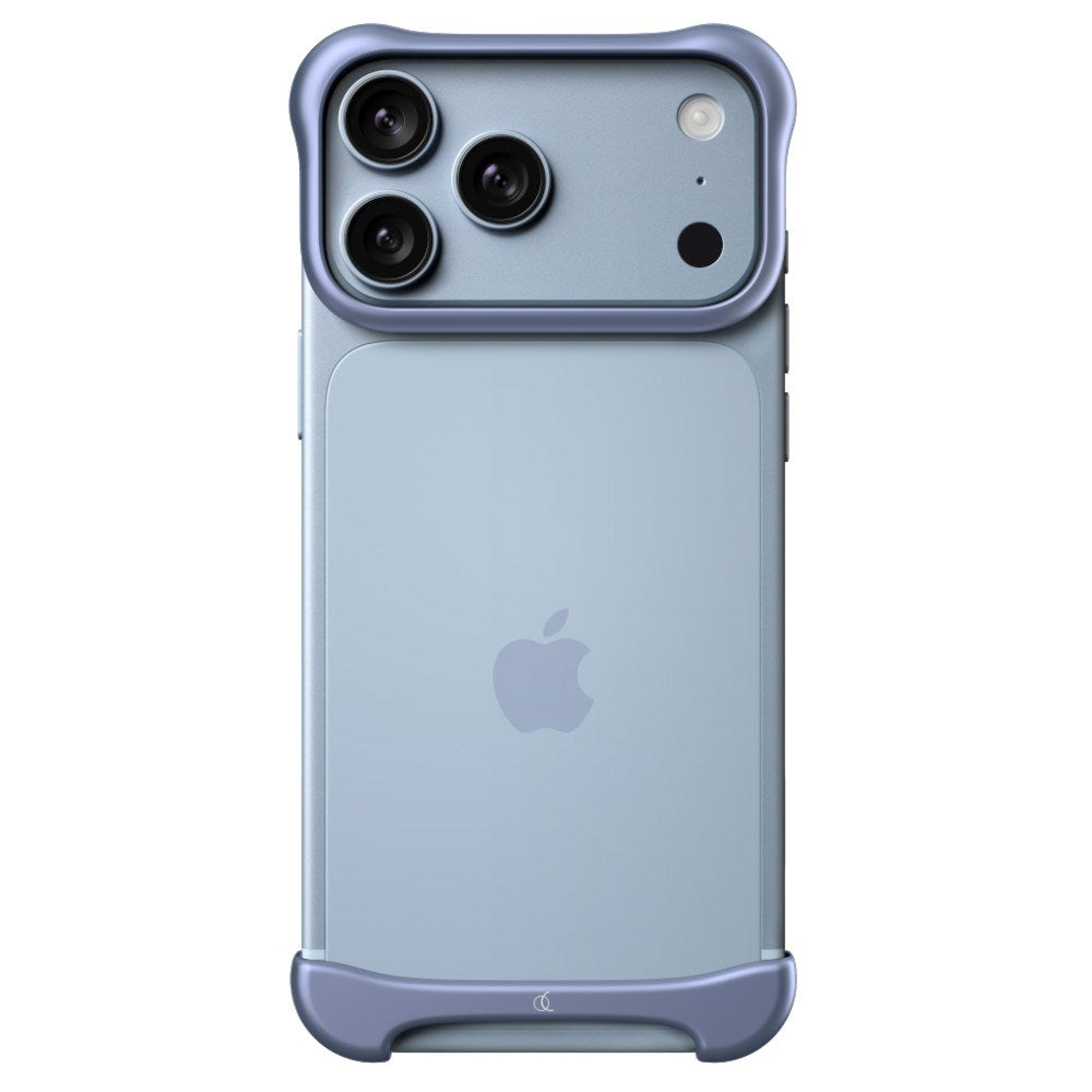 iPhone 18 Pro Arc Pulse Aluminum Bumper Cover - Matte Light Blue