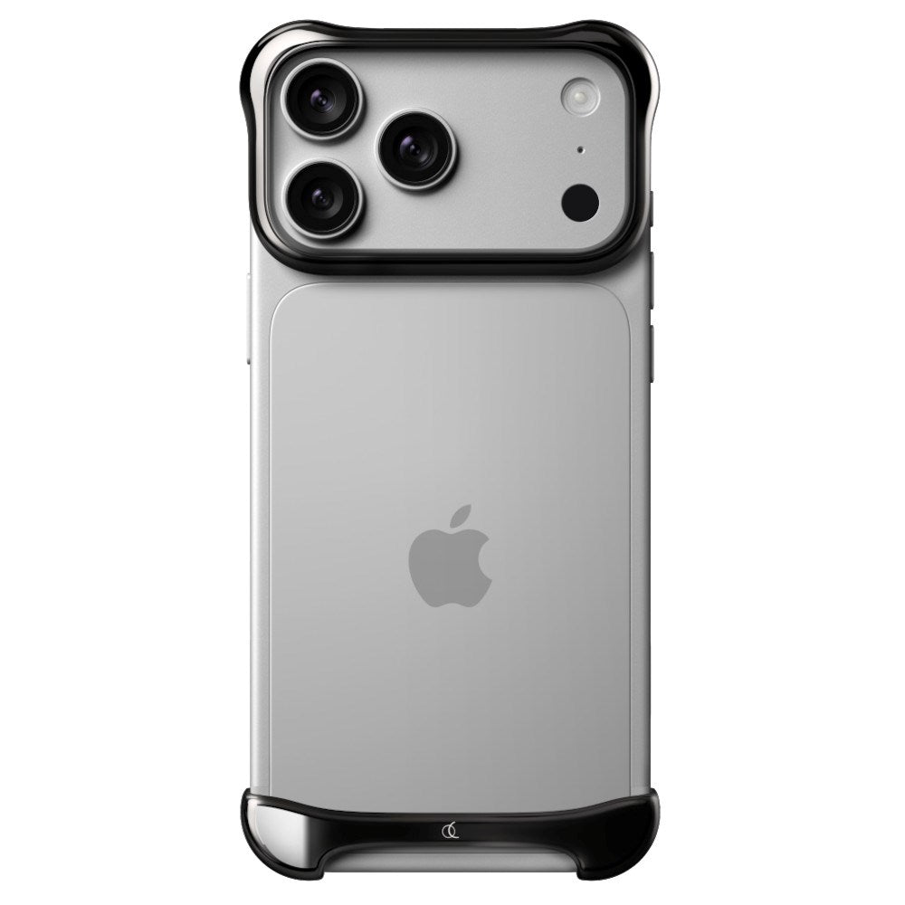 iPhone 18 Pro Max Arc Pulse Titanium Bumper Cover - Onyx Black