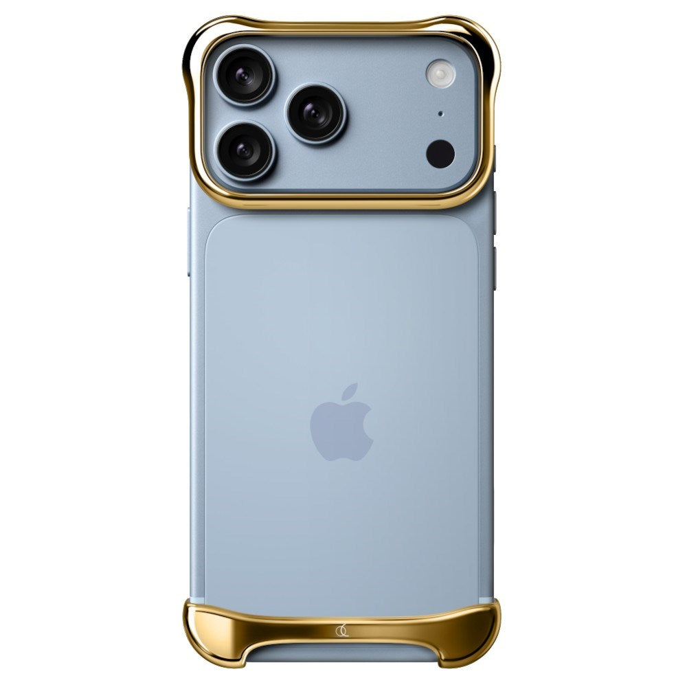 iPhone 18 Pro Max Arc Pulse Aluminum Bumper Cover - Gold