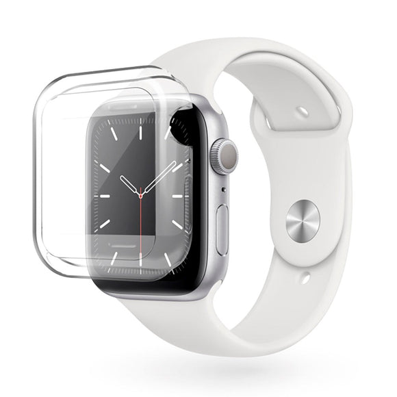 Apple Watch 4/5/6/SE (44mm) Epico Hero Case Fleksibelt Plastik Cover - Gennemsigtig