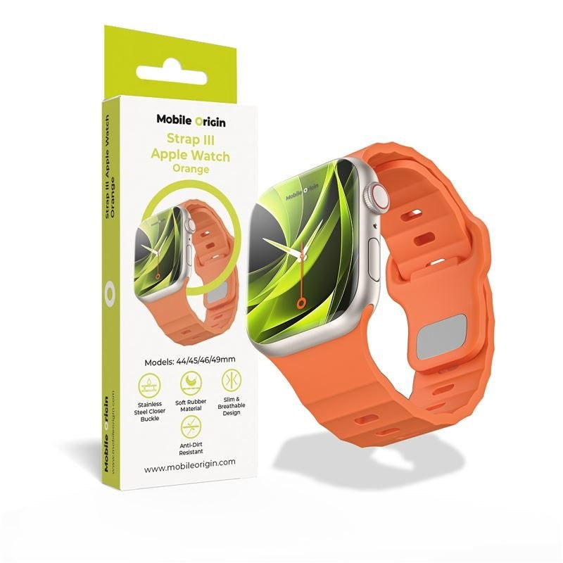 Apple Watch (44/SE/45/46/49 mm) Mobile Origin Rem - Orange