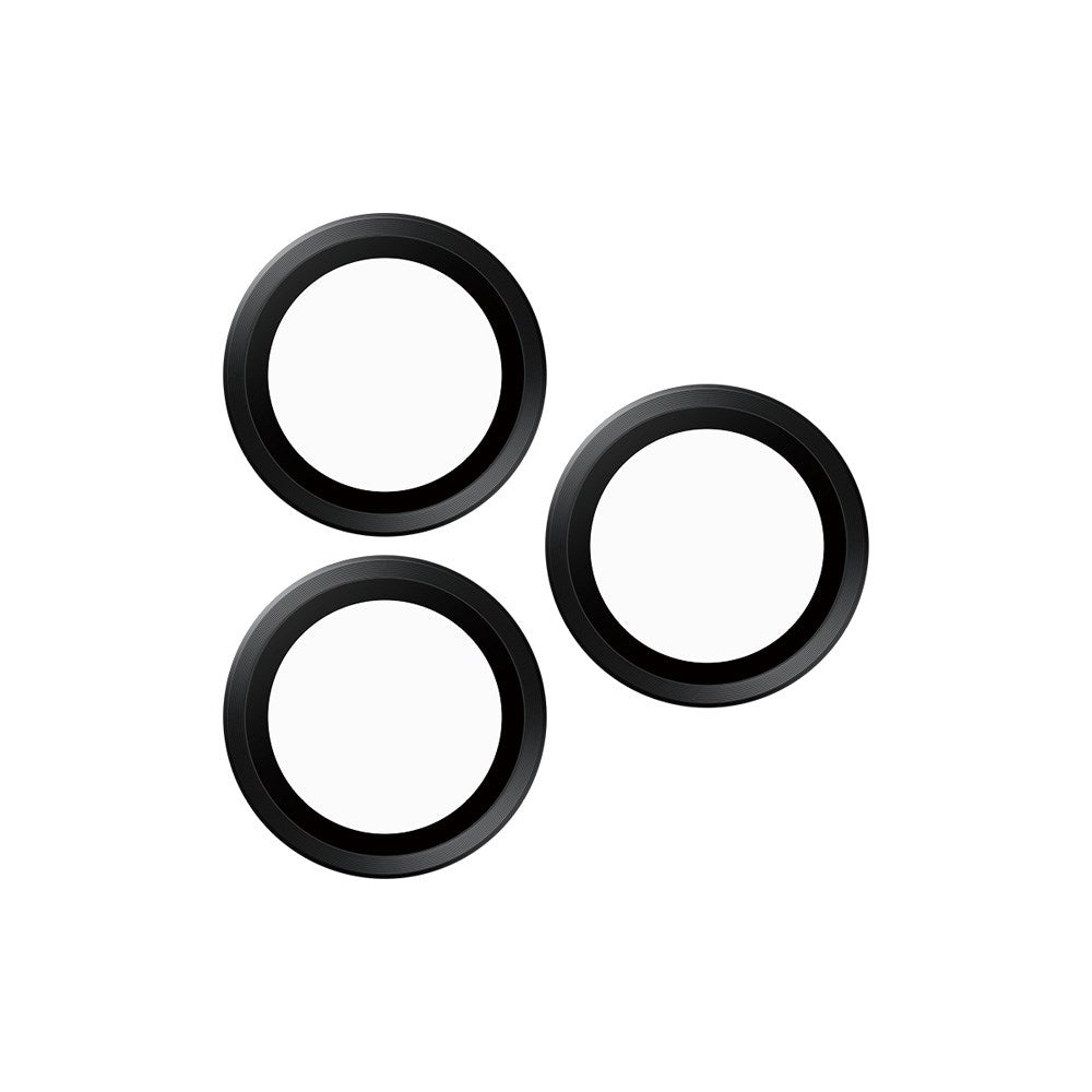 iPhone 16 Pro PanzerGlass 4-i-1 Bundle m. EasyAligner - Cover / Skærmbeskyttelse (UWF) / Kamerabeskyttelse / Fingerring - Gennemsigtig / Sort