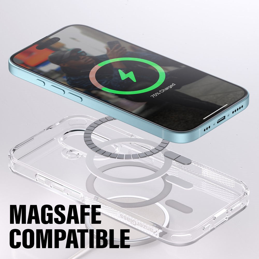 iPhone 16 Pro PanzerGlass 3-i-1 Bundle m. EasyAligner - Cover / Skærmbeskyttelse (UWF) / Kamerabeskyttelse - Gennemsigtig / Sort