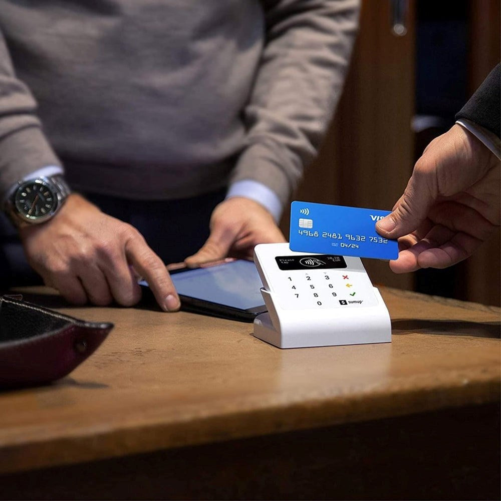SumUp Air Card Reader Trådløs Betalingsterminal m. Ladestation