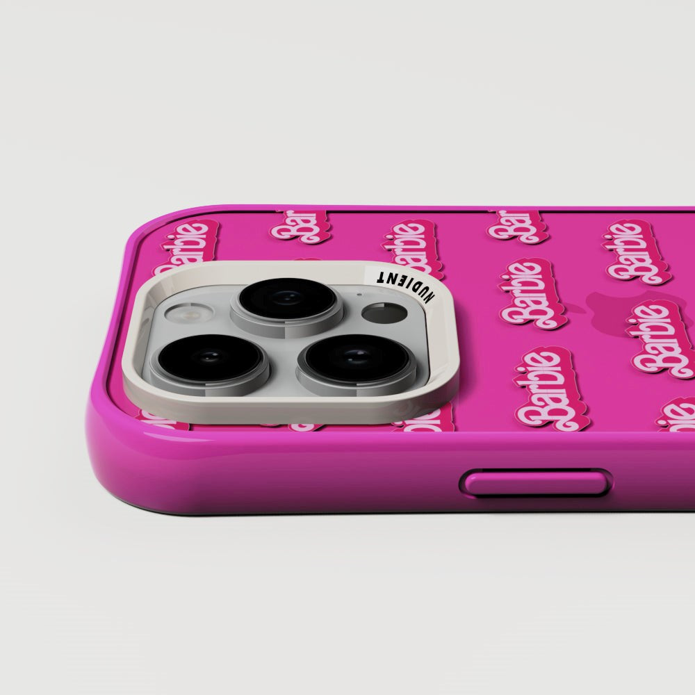 Nudient Form Case iPhone 14 Pro Cover - Barbie Grid