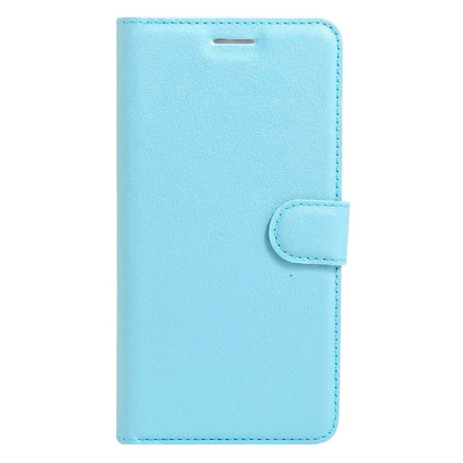 iPhone SE (2022 / 2020) / 8 / 7 Mobilcover m. Pung Soft Pouch Læder Lyseblå