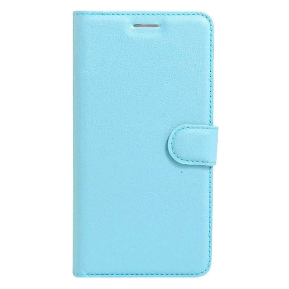 iPhone SE (2022 / 2020) / 8 / 7 Mobilcover m. Pung Soft Pouch Læder Lyseblå