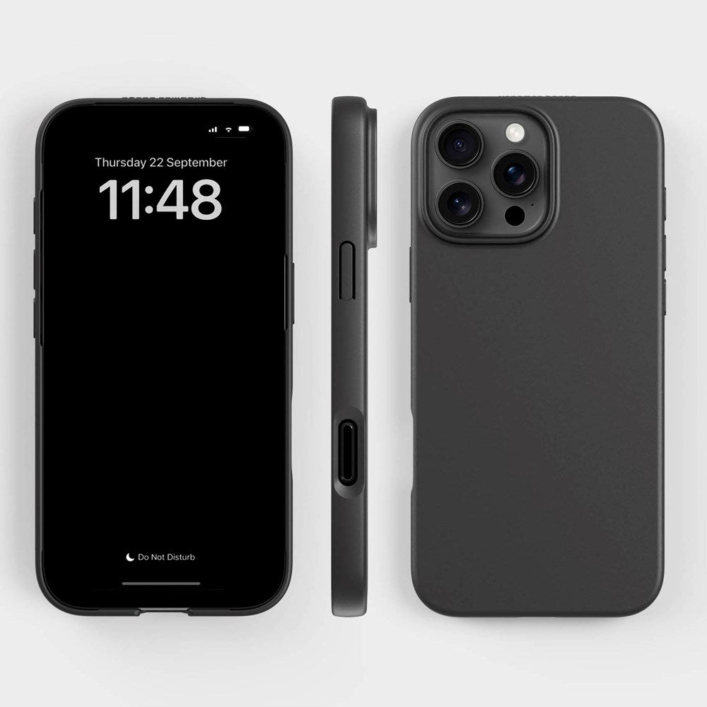 agood company iPhone 16 Pro Max PLNTPRTCT Cover - Obsidian Black