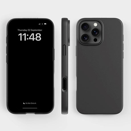 agood company iPhone 16 Pro Max PLNTPRTCT Cover - Obsidian Black