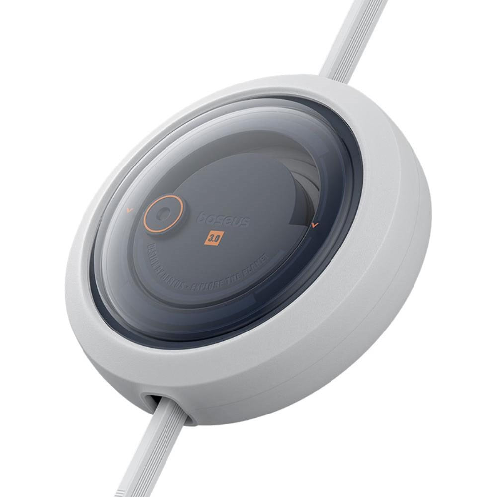 Baseus Free2Draw 3-i-1 Udtrækkeligt Multikabel - USB-A til USB-C / Lightning / Micro USB - 1.1m - Hvid