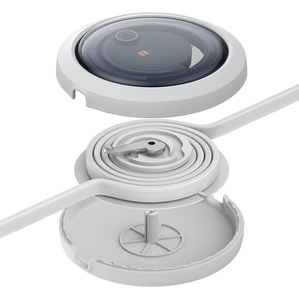 Baseus Free2Draw 3-i-1 Udtrækkeligt Multikabel - USB-A til USB-C / Lightning / Micro USB - 1.1m - Hvid
