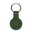 AirTag Silikone Cover m. Rund Karabinhage - Grøn