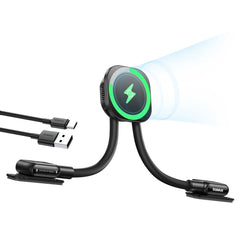 Baseus Fleksibel & Universal Mobilholder til Bil m. Trådløs Opladning - MagSafe Kompatibel - Sort