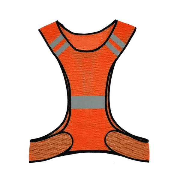Mesh Løbevest med Reflekser - Orange