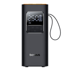 Baseus SuperMini Pro Kompressor m. Batterier - Sort