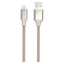 GreyLime Braided USB-A til Lightning Kabel 2 m. - Beige