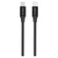 GreyLime 60W Braided USB-C til USB-C Kabel 2 m - Sort