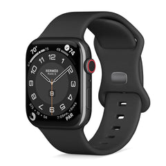 Apple Watch (38/40/SE/41/42mm) Epico Silikone Rem - Sort