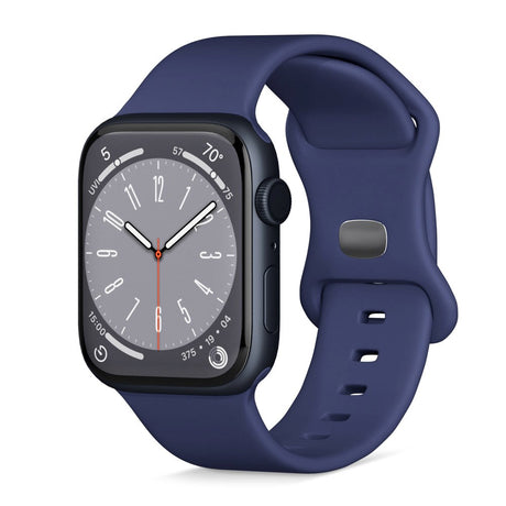 Apple Watch (42/44/SE/45/46/49mm) Epico Silikone Rem - Blå