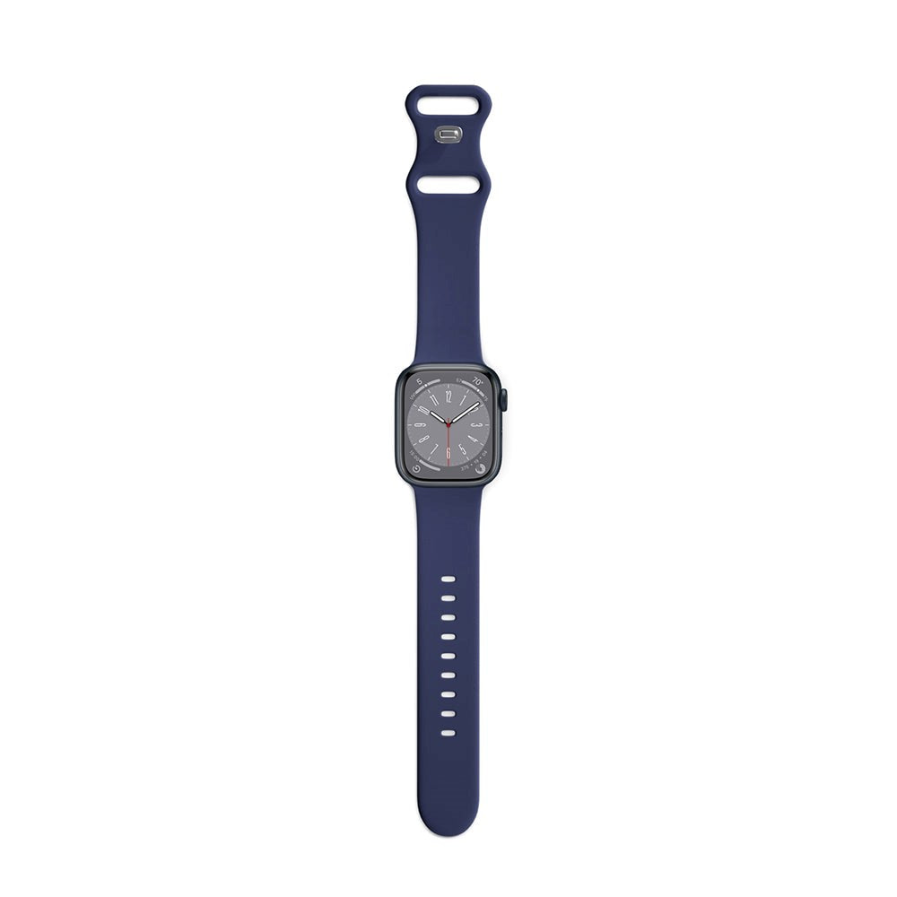 Apple Watch (42/44/SE/45/46/49mm) Epico Silikone Rem - Blå