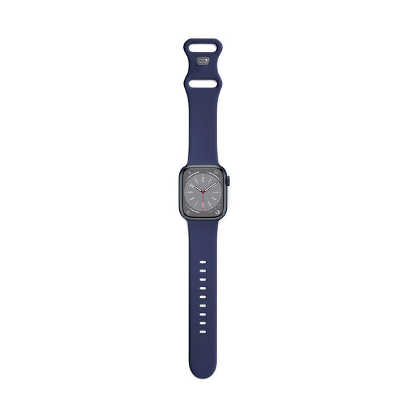 Apple Watch (42/44/SE/45/46/49mm) Epico Silikone Rem - Blå