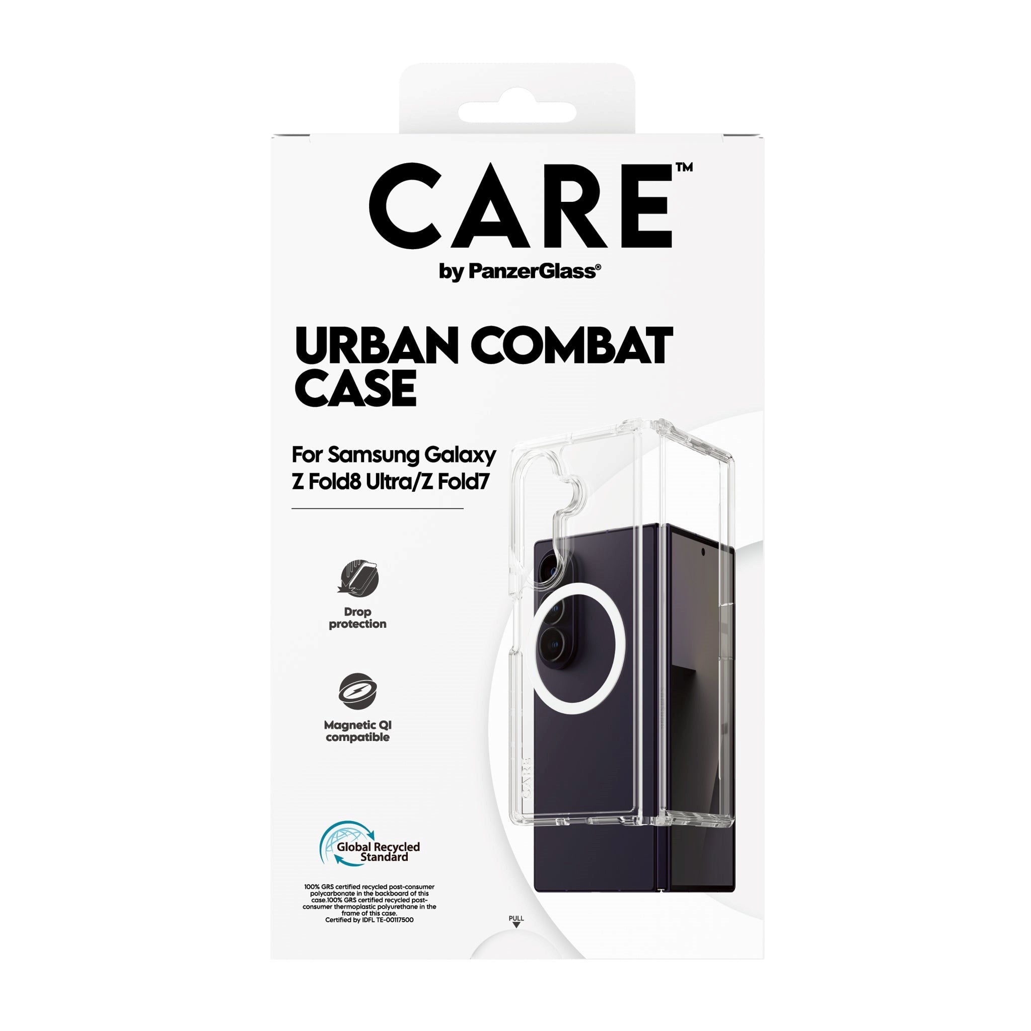 CARE™ by PanzerGlass® Samsung Galaxy Z Fold8 Ultra / Z Fold 7 Urban Combat Case - Transparent