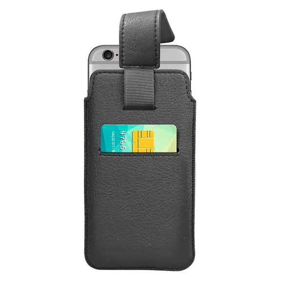 SBS Universal Sleeve m. Kortlomme - (Maks. Mobil: 158 x 78 x 8 mm) - Sort