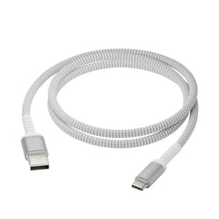dbramante1928 Opladningskabel af Flettet Genbrugskabel - USB-A til USB-C - 36W - 1.2M - Hvid