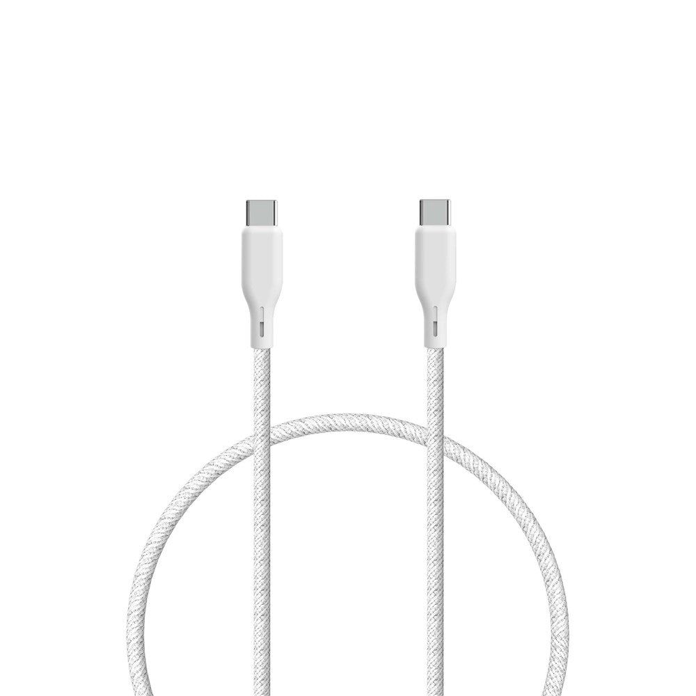 ËSSENTIALS by Upström 100W USB-C til USB-C Kabel 1.2m - Hvid
