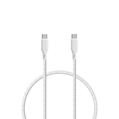 ËSSENTIALS by Upström 100W USB-C til USB-C Kabel 1.2m - Hvid