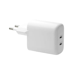 dbramante1928 EU Vægoplader - 2 x USB-C 20W - Hvid