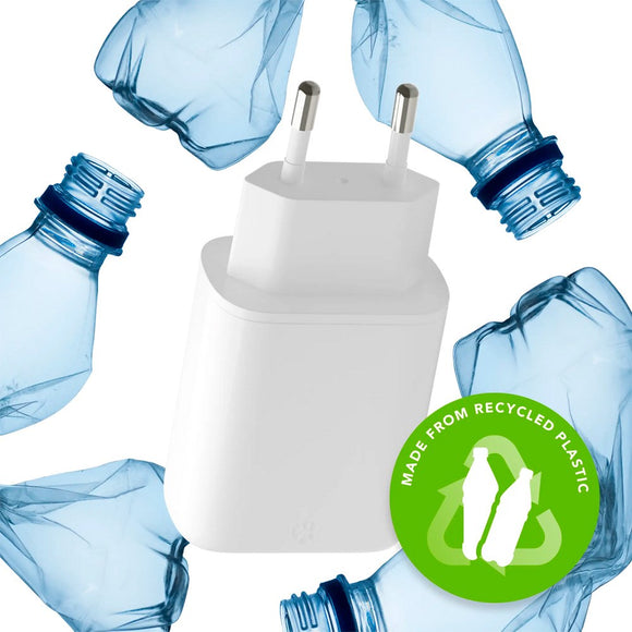 dbramante1928 EU Vægoplader - 2 x USB-C 25W - Hvid