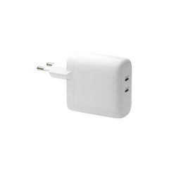 dbramante1928 EU Vægoplader - 2 x USB-C 45W - Hvid