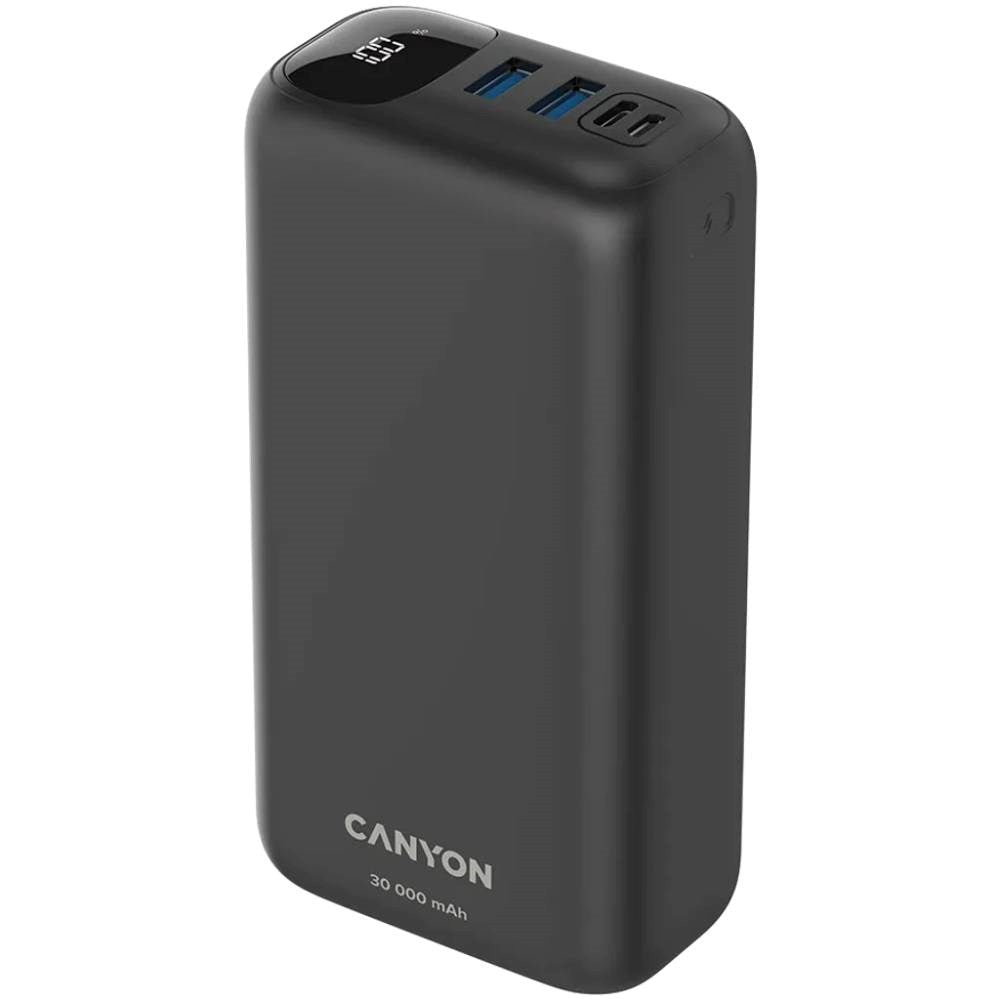 Canyon PB301 20W PowerBank - 30.000 mAh - Sort