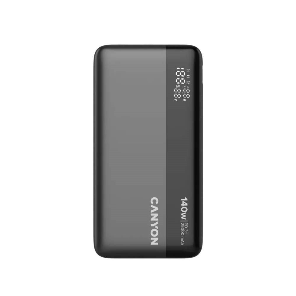 Canyon OnPower 240 140W PowerBank - 25.000 mAh - Grå