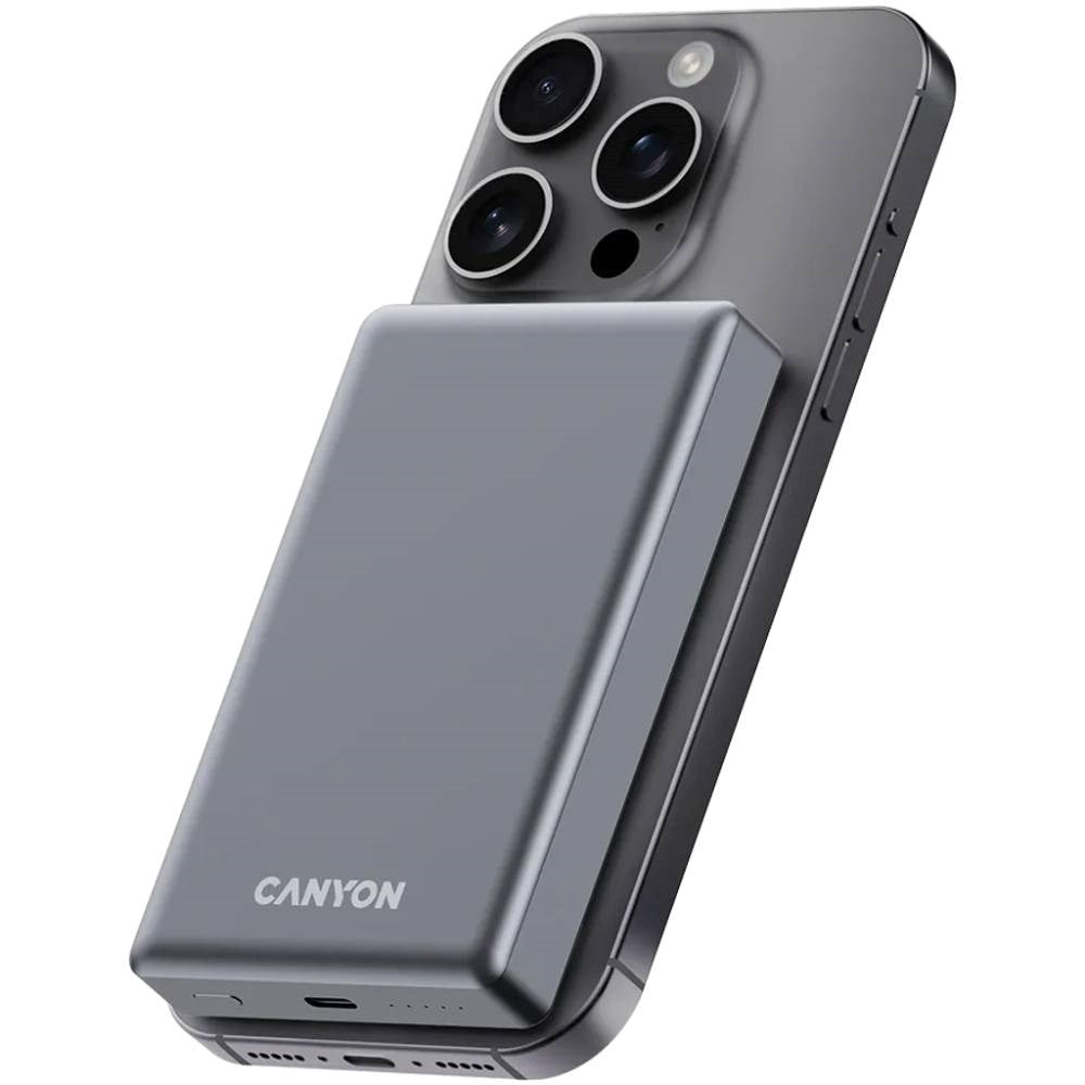 Canyon OnPower 510 10.000 mAh PowerBank - MagSafe Kompatibel - Grå