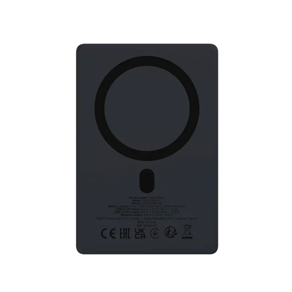 Canyon OnPower 511 10.000 mAh PowerBank - MagSafe Kompatibel - Sort